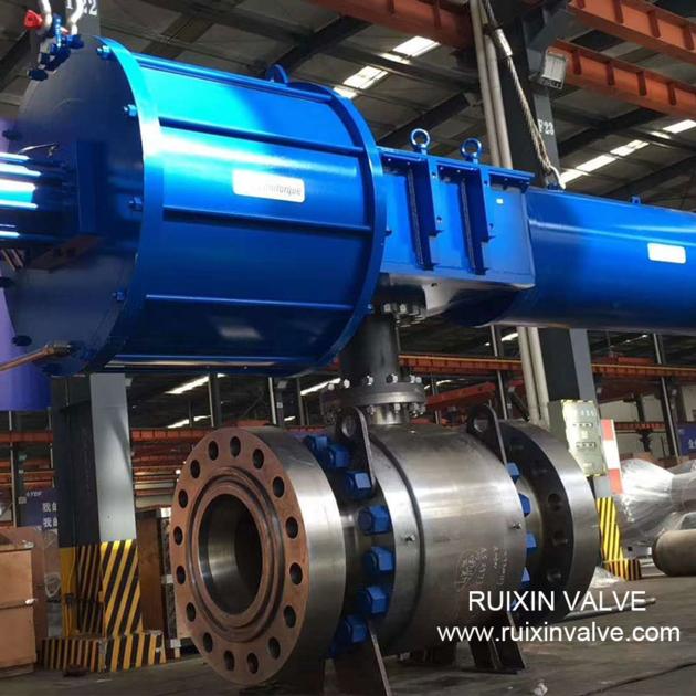 API 6D Trunnion Mounted Ball Valve