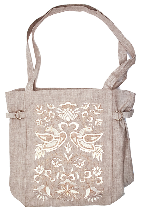 Natural linen tote  bags