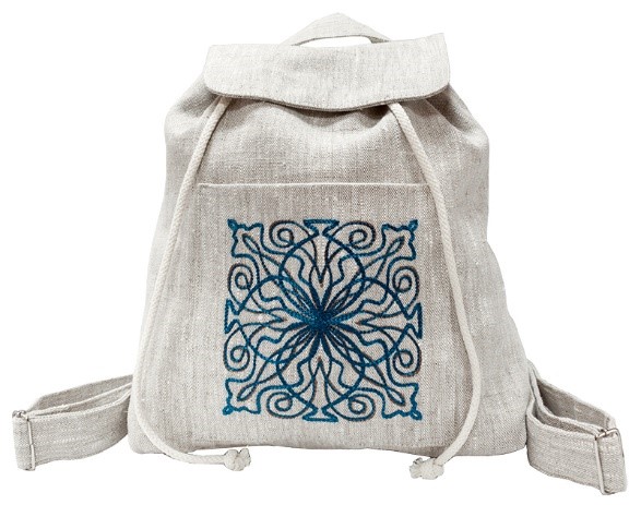 Natural linen tote  bags
