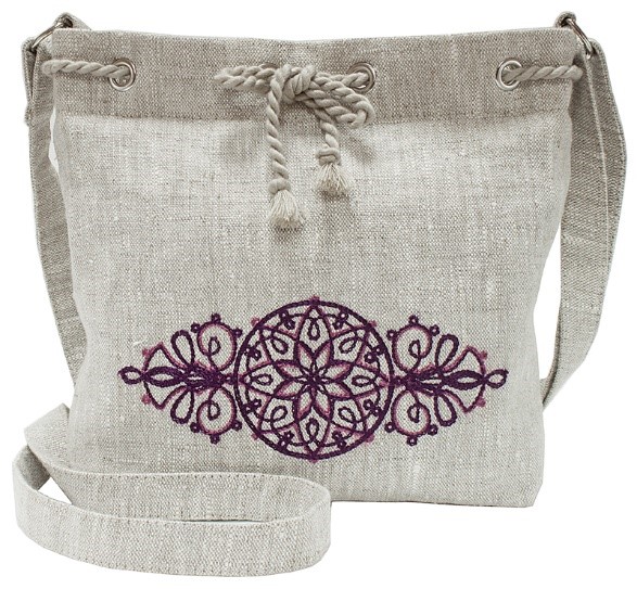 Natural linen tote  bags