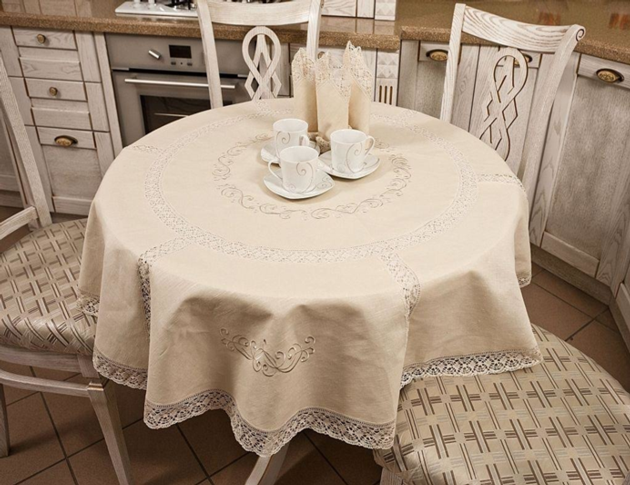 Natural  linen tablecloths