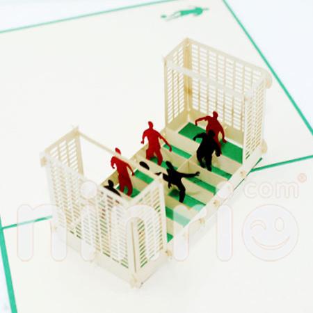 Football Match 3d Pop Up Card