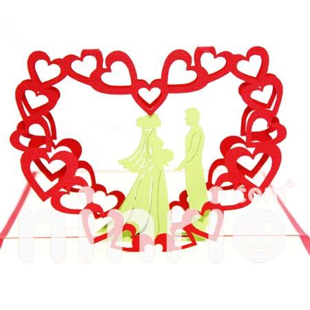 Happy Wedding 3d Pop Up Card