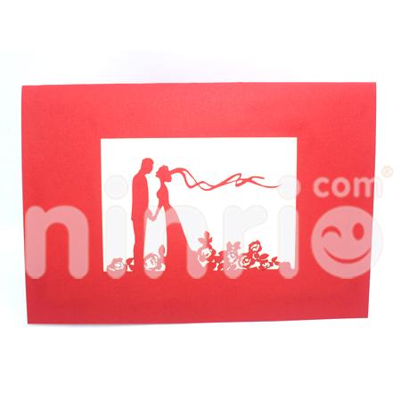 Wedding In Garden 3d Pop Up