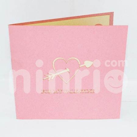 Arrows Love 3d Pop Up Card