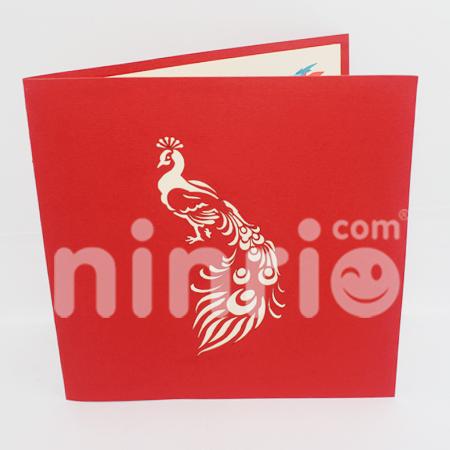 Peacock 3d Pop Up Card