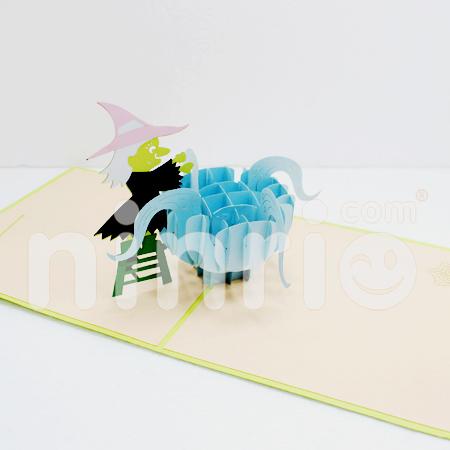 Witches 3d Pop Up Card