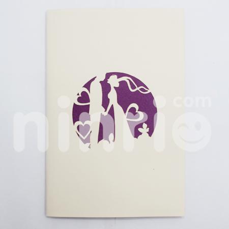 Luxury Wedding 3d Pop Up Card