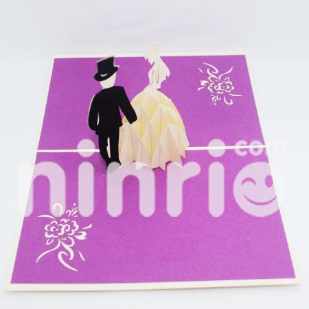 Luxury Wedding 3d Pop Up Card