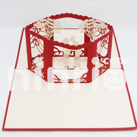 Wedding Cube 3d Pop Up Card