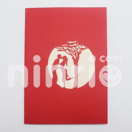 Wedding Cube 3d Pop Up Card