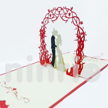 Wedding 3d Pop Up Card