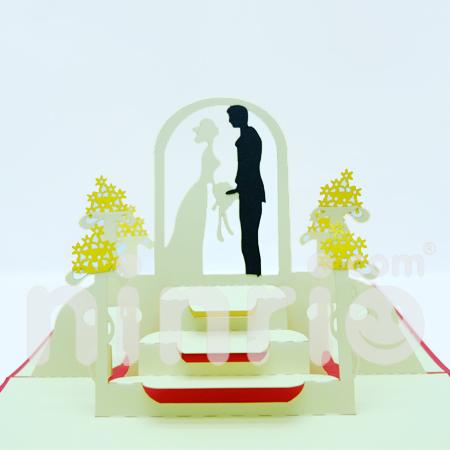 Wedding Stage 3d Pop Up Card