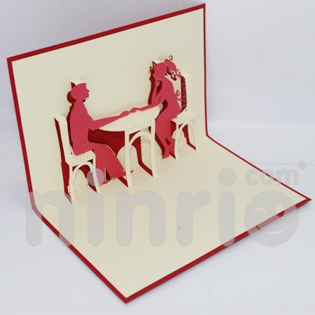 Dating 3d Pop Up Card
