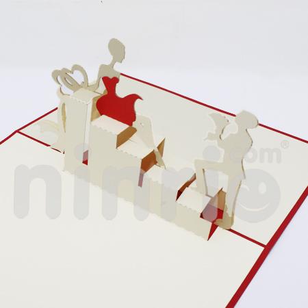 Marriage Proposal 3d Pop Up Card