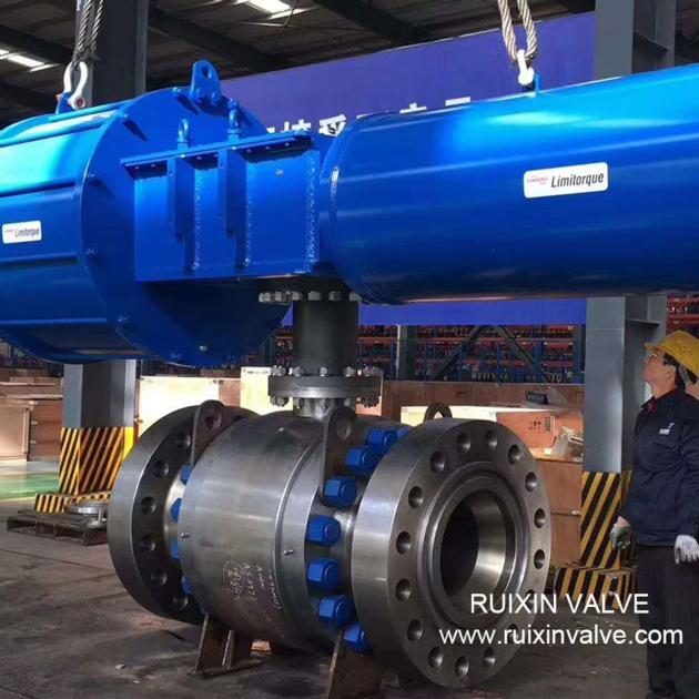 API 6D Trunnion Mounted Ball Valve