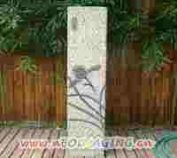 interior decor furnish stone stele orchid