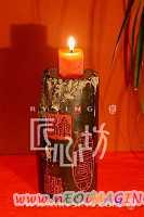 interior decor furnish candle holder Chinese stamps