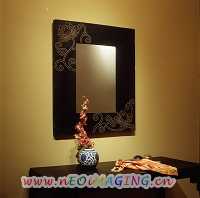 interior decor furnish furniture mirror Lucky flower