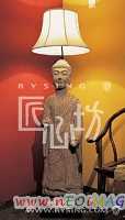 interior decor furnish furniture religious floor lamp table lighting Buddha