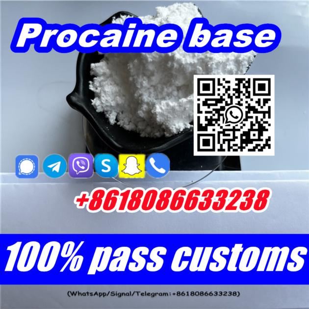 Procaine base 59-46-1,buy Procaine raw powder ,100% pass customs