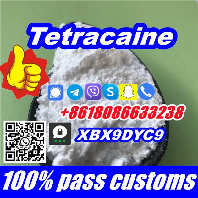 99% Tetracaine hydrochloride CAS 136-47-0 Tetracaina Powder Safe Clearance