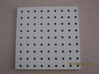 Acoustic perforated ceiling board