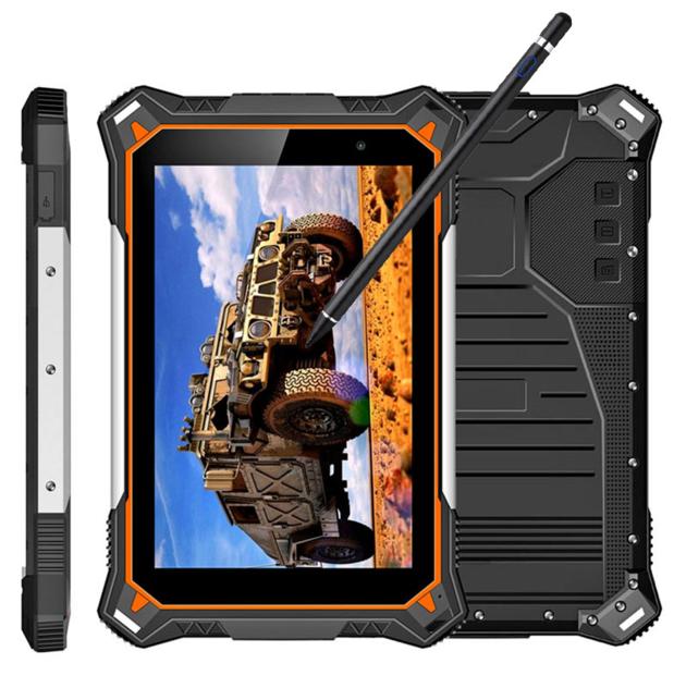 8inch android rugged tablets Octa core TDD/FDD LTE with 10000mAh battery and optional  stylus pen