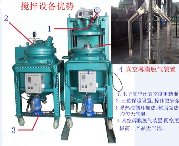 Thin Film Degassing Vacuum Mixing And