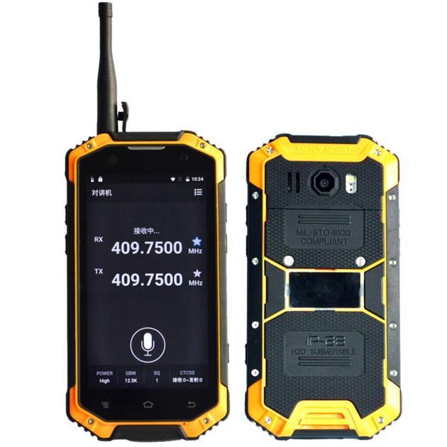 4.7 inch rugged phone cheapest factory android IP68 with Waikie-Talkie and PTT NFC and SOS function