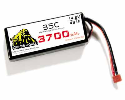 Leopard Power rc lipo battery for rc helicopter  3700mah-4S-35C