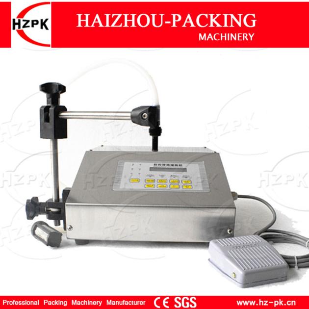 Semi-Auto Digital Beer Juice Liquid Filler / Filling Machine