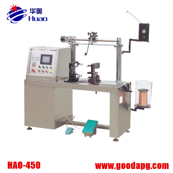 Voltage transformer winding machine
