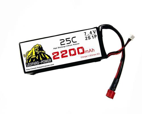 Leopard Power rc lipo battery for rc helicopter  2200mah-2S-25C