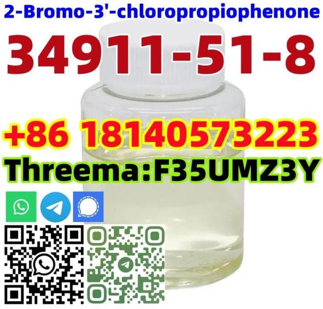 Buy Manufacturer High Quality CAS 34911-51-8 2-Bromo-3'-chloropropiophen with Safe Delivery