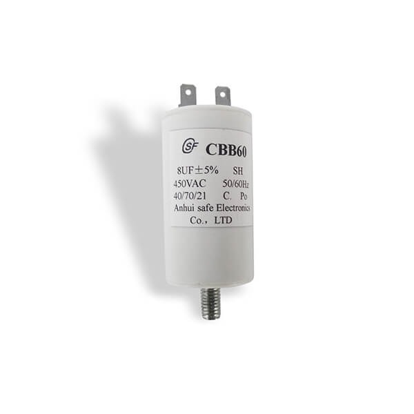 CBB60 Motor Run Capacitor with 2 Pins