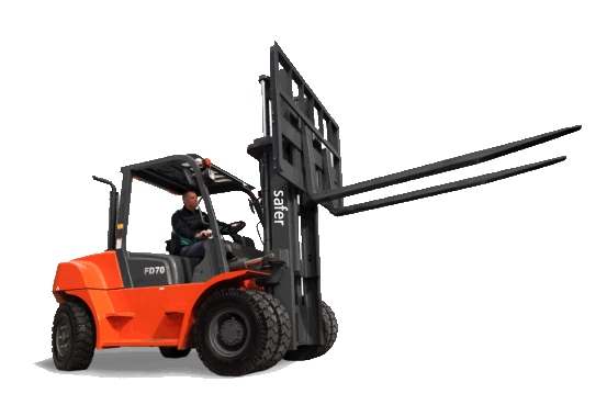 7 Tons Diesel Forklift Trucks With