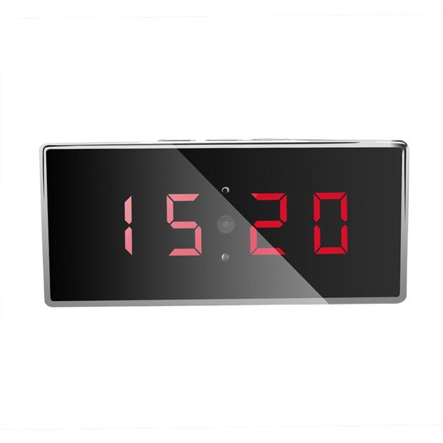 5m invisible night vision hidden wifi Camera 1080P Desk clock table spy clock 