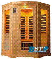 infrared sauna room for 3 person