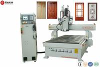 Three workstages wood CNC router for door     CC-MS1325AS-3