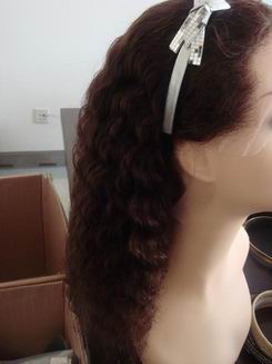 sell high pony tail lace front wig, perimiter baby hair