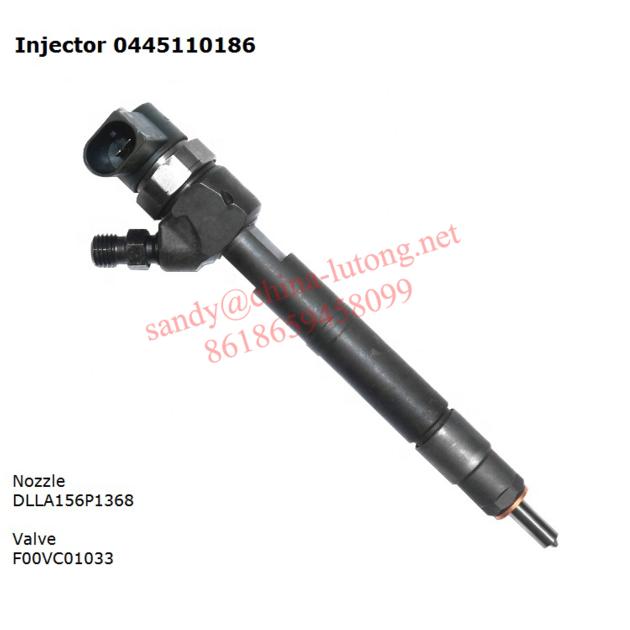 common rail diesel injector 0445110186 for Hyundai Starex Libero Starex 2.5CRDi KIA Sorento