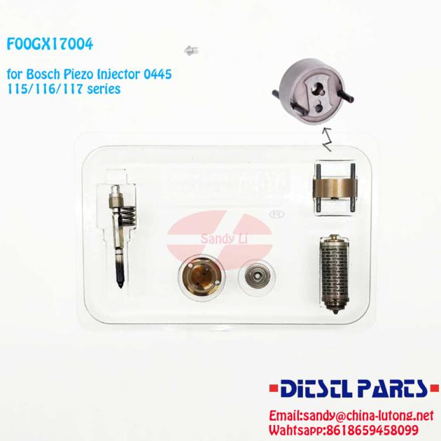 Piezo Injectors Diesel Spare Parts F00GX17004 Diesel Injector Control Valve Set