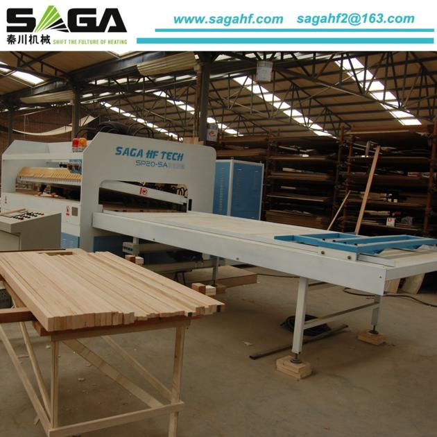 High Frequency Wood Panel Edge Gluing