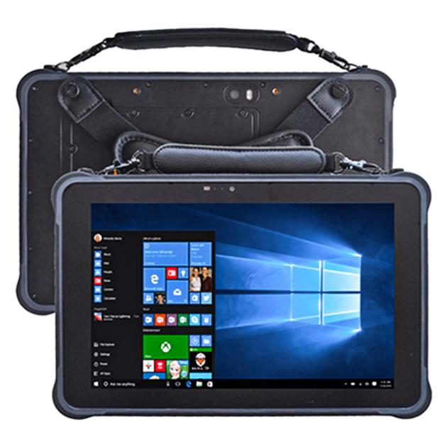 10.1 inch rugged tablets factory win10 pro 8GB+256GB NFC with optional barcode scanner fingerprint