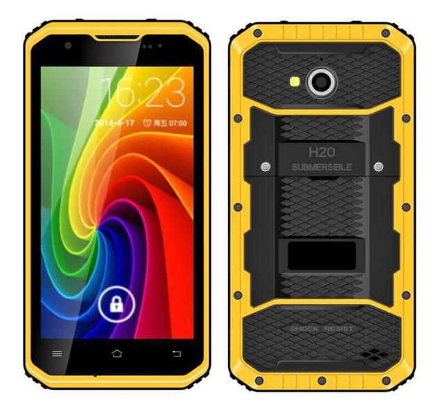 5.1 inch rugged phone HIDON factory android 4G FDD LTE IP68 waterproof smartphone