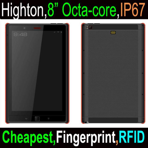 8inch android rugged tablets Octa core TDD/FDD LTE with optional NFC and fingerprint scanner