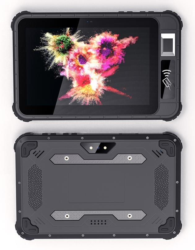 8 inch android 11 with GMS rugged tablets Octa core with optional NFC and fingerprint scanner