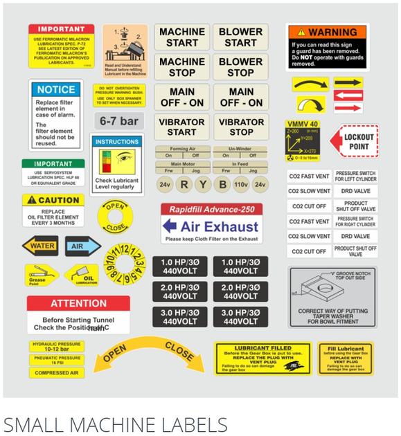 Safety Signs Labels Decals