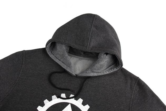Custom Design Melange Gray Cotton Fleece